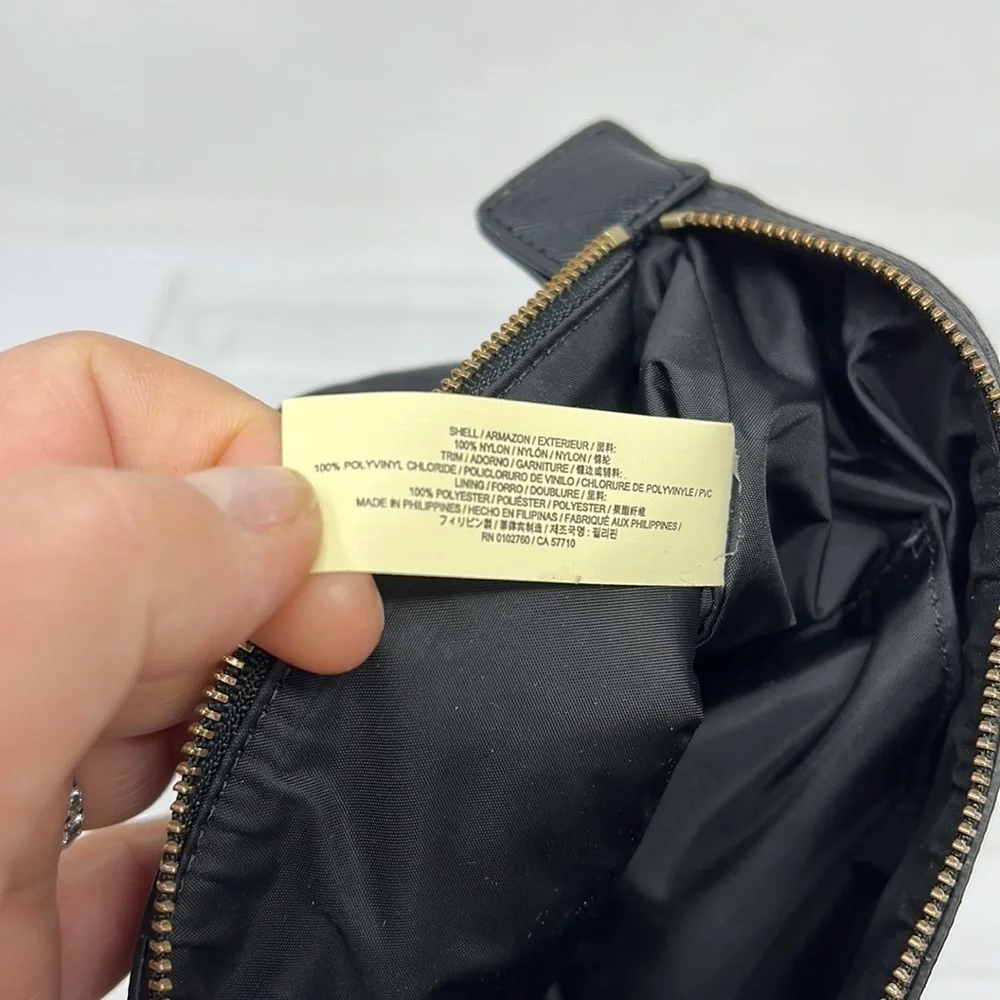 Kate Spade Large Black Wilson Road Jodi Cosmetic Bag